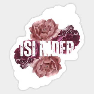 Isi Rider Retro Flower Sticker